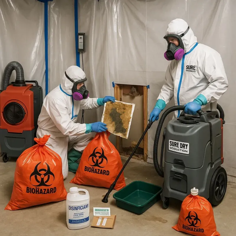 Contaminated Water Handling Protocols process in Augusta, KS